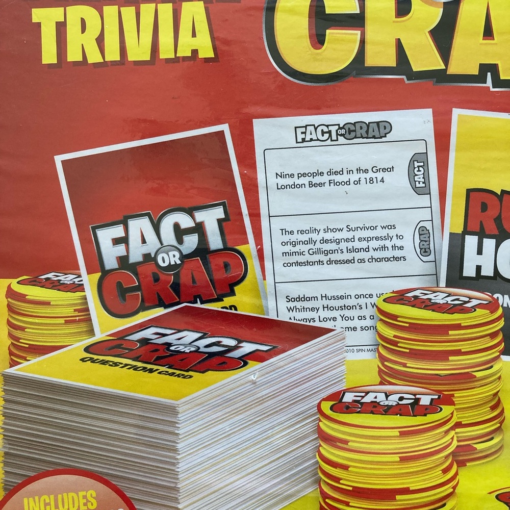 New-In-Box ‘Fact or Crap’ Trivia Game - Picture 4 of 6